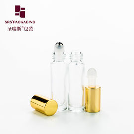 rotolo di profumo in vetro trasparente classico a parete spessa su bottiglia 10 ml