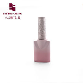 bottiglia vuota di lucido per unghie in vetro di colore rosa graduale 10 ml