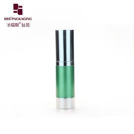 Contenitore cosmetico senza aria in plastica a forma rotonda da 10 ml, 15 ml, 20 ml e 30 ml