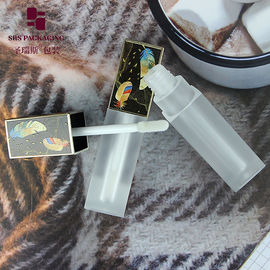2 ml di bellissimi tubi di lucido labiale cosmetico a ghiaccio quadrato con disegno vuoto