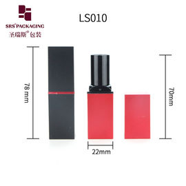 forma quadrata 3.5g cosmetici eleganti al dettaglio rossetto tubo di imballaggio