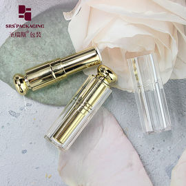bling quadrato forma speciale plastica cosmetica rossetto vuoto tubo viola