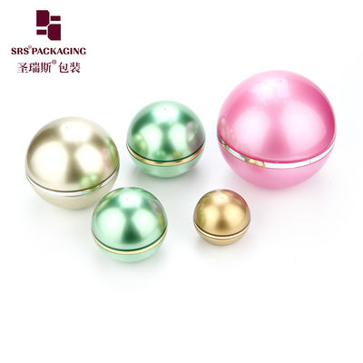forma a sfera colore personalizzato acrilico vuoto crema per la cura della pelle barattolo 5g