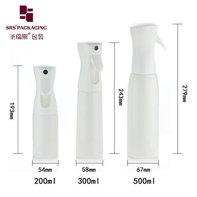 colore personalizzato super nebbia fine vuoto 200ml 300ml 500ml bottiglia spray di plastica continua