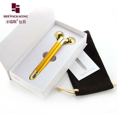 all'ingrosso oro lusso vibrante face lifting a forma di Y strumento di massaggio per la bellezza facciale