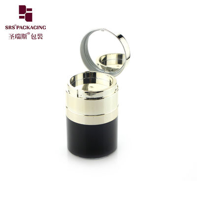 Bottiglia senza aria a misura di 15 ml 30 ml con tappo a ripiegamento con specchio