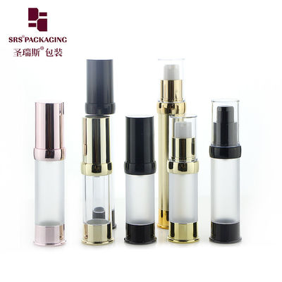 Vuoto Luxury Rose Gold Colore Dimensione da viaggio Serum Cosmetico Bottone Pompa senza aria 30 ml
