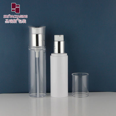 120 ml Materiale PCR riciclabile personalizzato Pompa di lozione vuota Bottiglia PET piatta