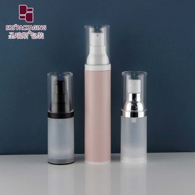 15 ml 30 ml 50 ml Bottiglie di pompa di plastica senza aria di base traslucida e riciclabile