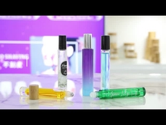 GB quadrato colorato profumo chiaro senza perdite bottiglia di vetro con fondo spessore 10 ml