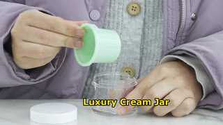 J101 50g 100g 240g Luxury Empty Facial Cream Jar Container Cosmetic Packaging Rimpiazzabile