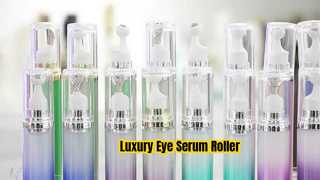 LR002 Applicatore roll-on con pompa per lozione acrilica di lusso per siero per occhi