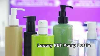 Bottiglia per lozione in PET Scopri perché scegliere la pompa in PET in plastica per crema a rilievo per vernice gel per il viso di lusso